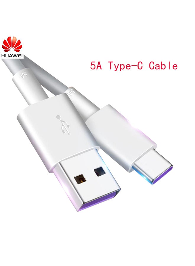 هواوي شاحن هاتف محمول سوبر تشارج Type-C أبيض  - Image 2