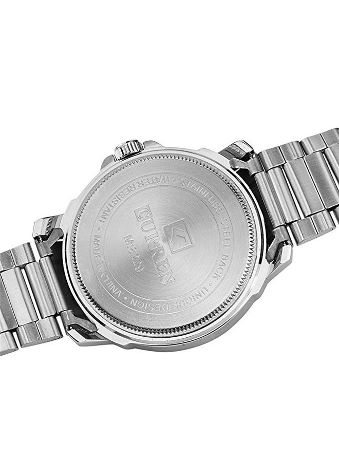 كارين ساعة يد من الستانلس ستيل مقاومة للماء بعقارب طراز 8229 للرجال - Image 2