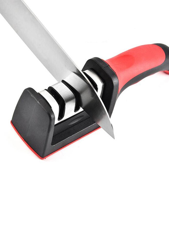 CYTHERIA - 3 Stage Knife Sharpener Black/Red 21x5x5.7centimeter - Image 1