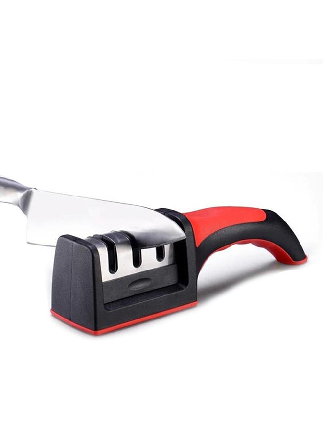 CYTHERIA - 3 Stage Knife Sharpener Black/Red 21x5x5.7centimeter - Image 1
