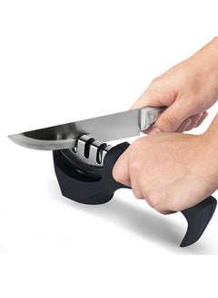 CYTHERIA Professional Knife Sharpener Tool Black 6.5x7.5x20.5centimeter  - Image 3