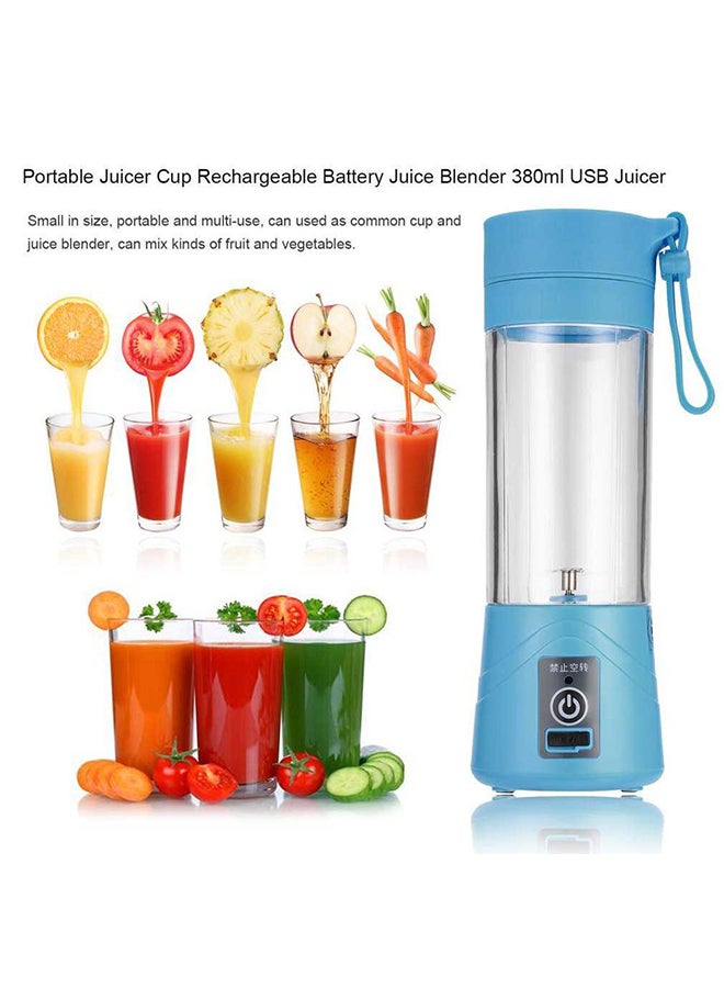 CYTHERIA USB Rechargeable Juicer 380 ml lyzj208_Blue Blue  - Image 3