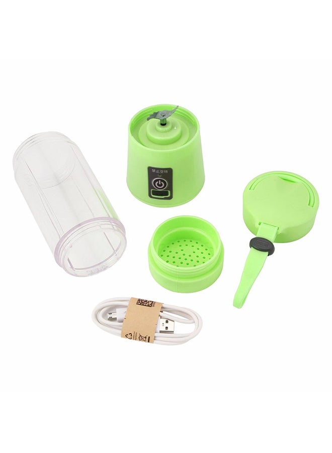 سيثيريا عصّارة قابلة لإعادة الشحن مزودّة بمنفذ USB 380 ml lyzj208_Green أخضر  - Image 2