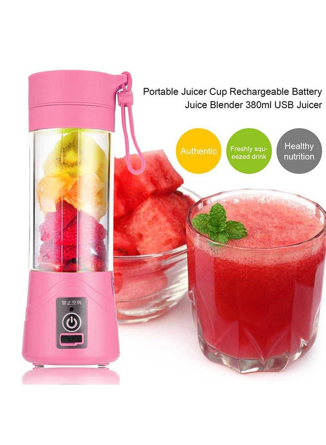 CYTHERIA - USB Rechargeable Juicer 380 ml 280 W lyzj208_Pink Pink - Image 1