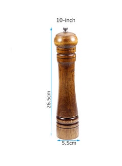 CYTHERIA Salt and Pepper Mill Brown 10inch  - Image 2