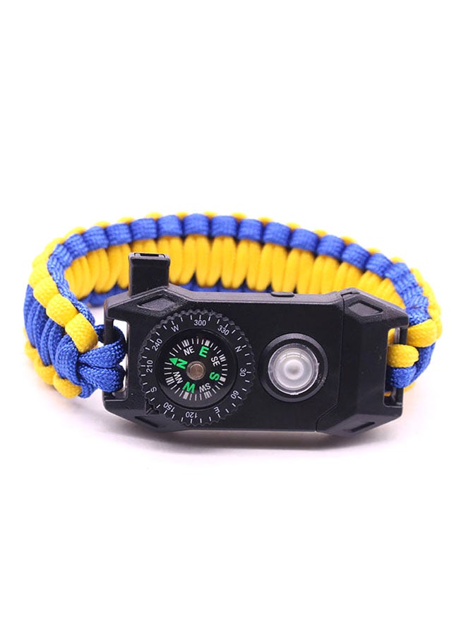 Sharpdo Multi-Functional Hiking Paracord Bracelet With Compass 25x2.5cm  - Image 1