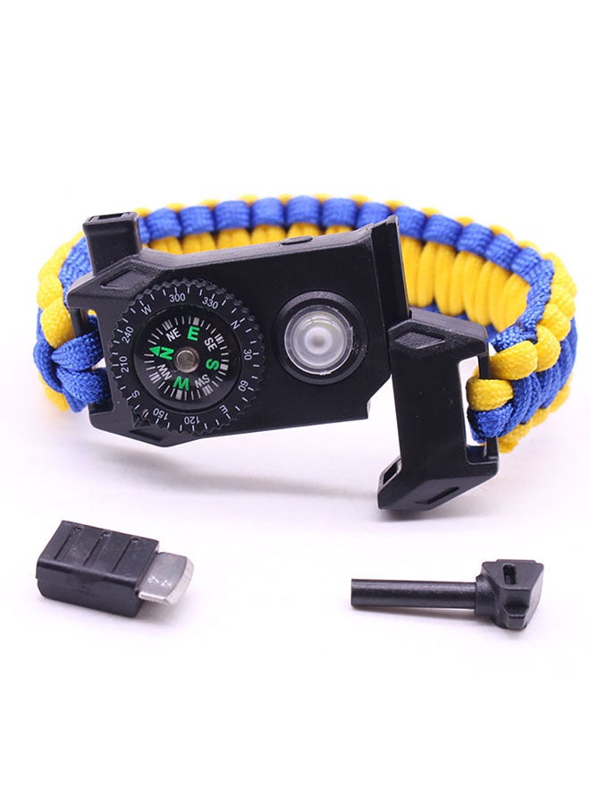 Sharpdo Multi-Functional Hiking Paracord Bracelet With Compass 25x2.5cm  - Image 3