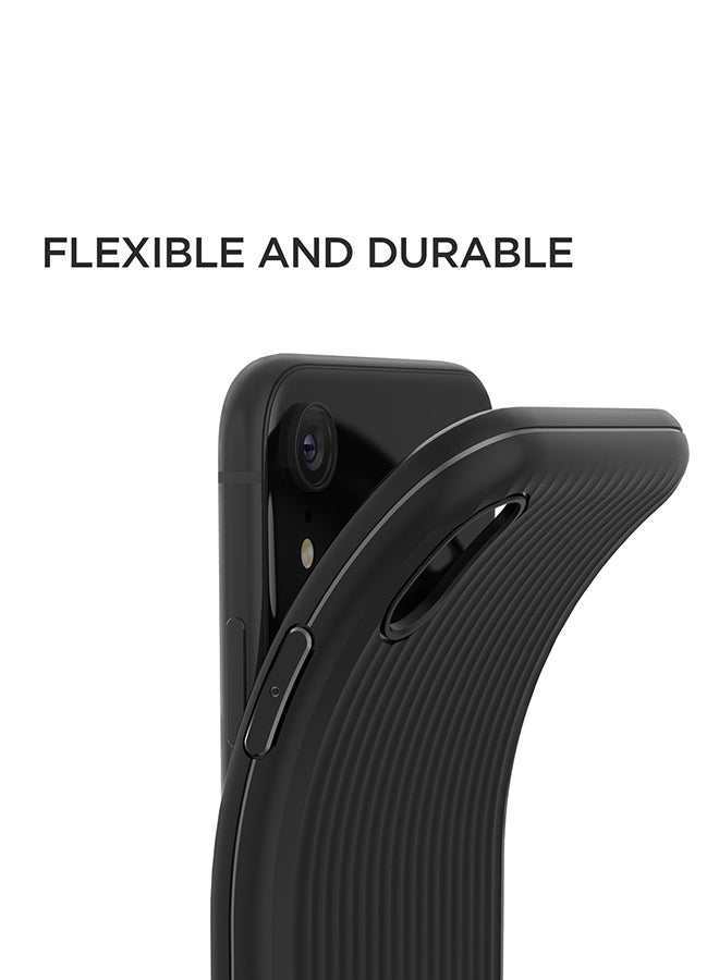 VRS Design - Single Fit Label Case Cover For Apple iPhone XR Black - Image 1