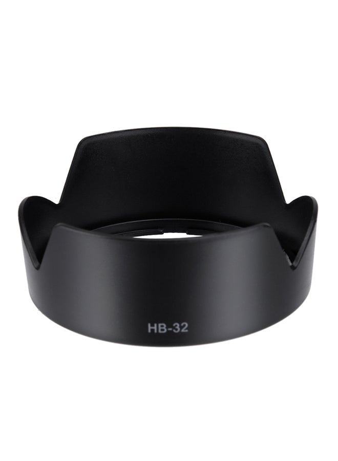 HB-32 Camera Lens Hood For Nikon AF-S DX18-70/105/135mm F3.5-F5.6G Black  - Image 1