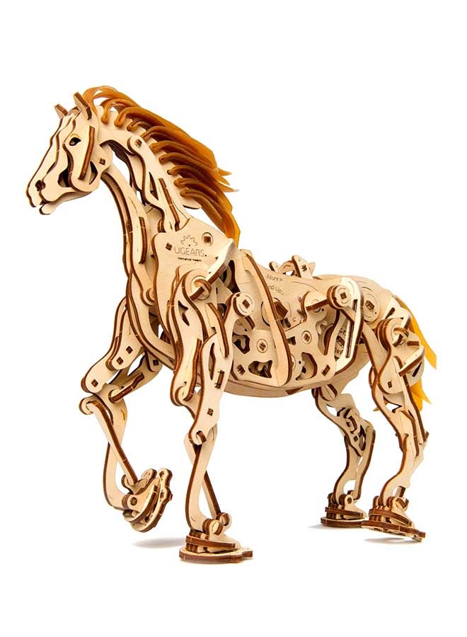 UGEARS Horse Mechanoid 410 Parts 3D Wooden Puzzle Mechanical Model 410 - Image 3