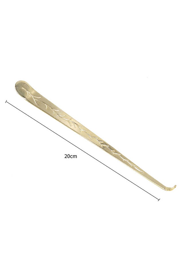 Sharpdo - 3-Piece Candle Accessory Set Gold 20x6x4cm - Image 1