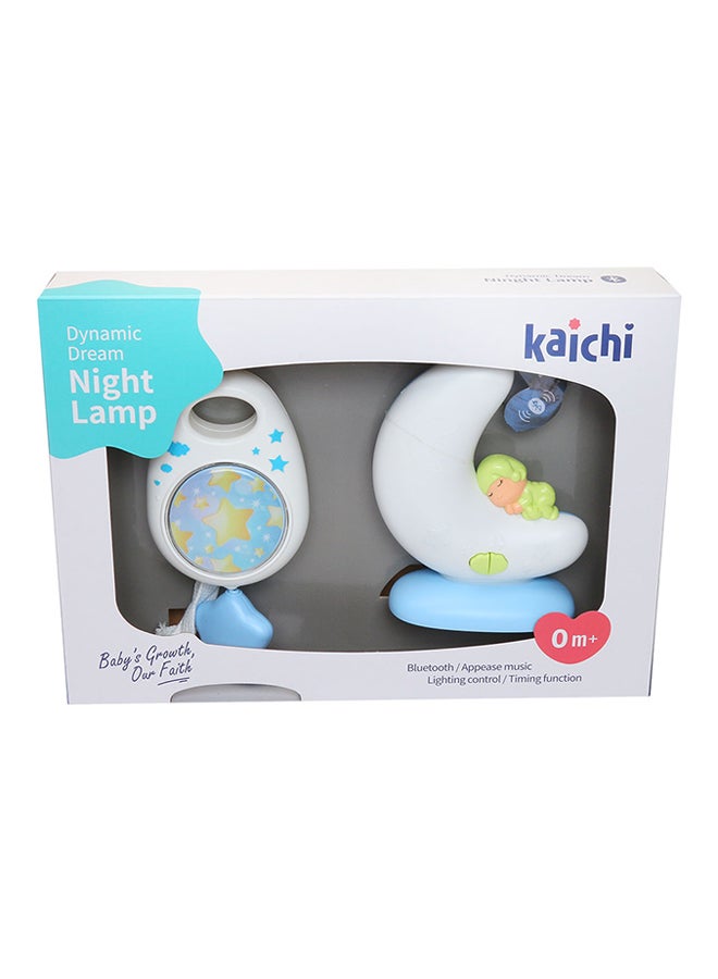 Sharpdo Nursery Melody Bell & Moon Night Lamp Set Blue 34x24x6.5cm  - Image 3