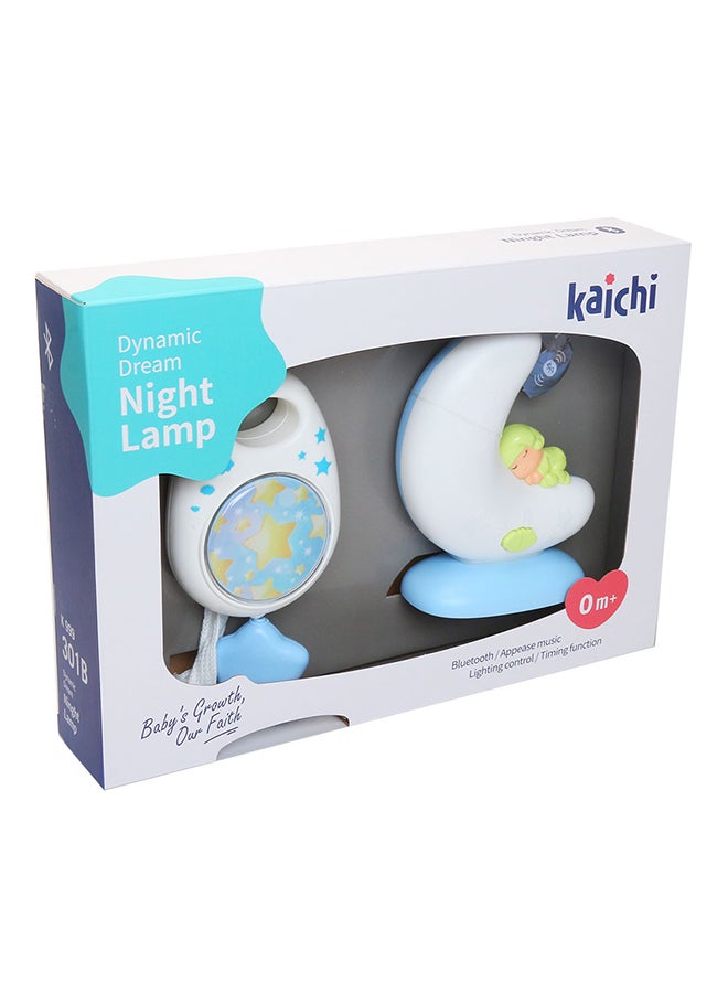 Sharpdo Nursery Melody Bell & Moon Night Lamp Set Blue 34x24x6.5cm  - Image 4