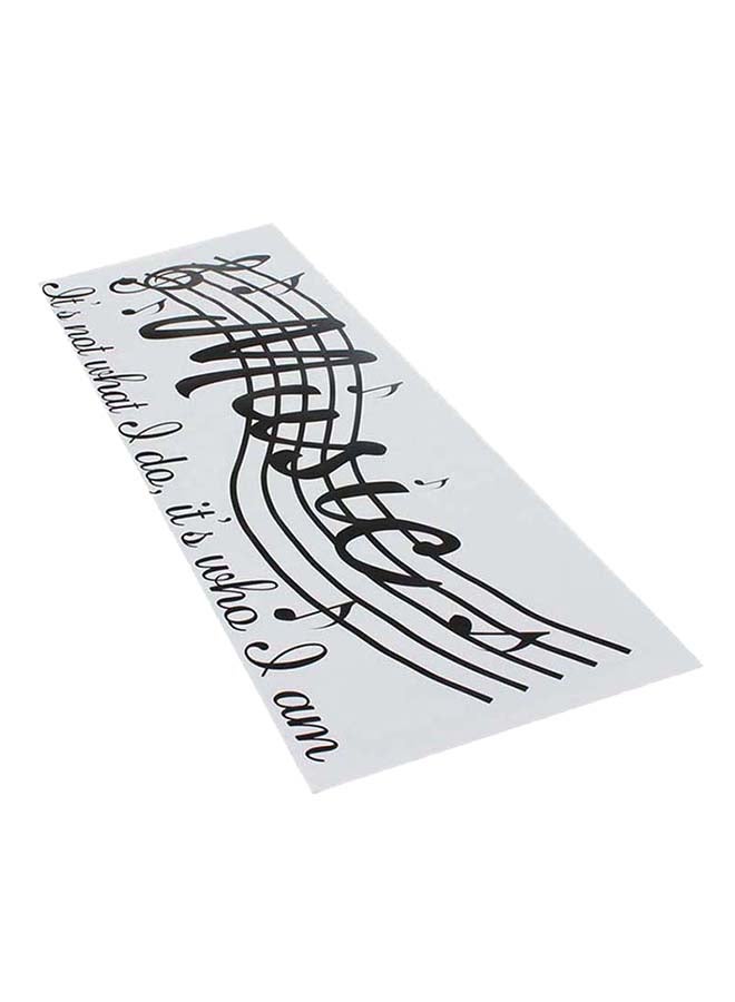 Sharpdo Musical Notes Wall Sticker Black 71 x 25cm - Image 2