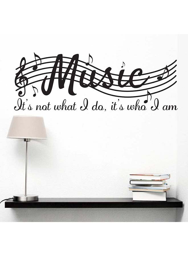 Sharpdo Musical Notes Wall Sticker Black 71 x 25cm - Image 3