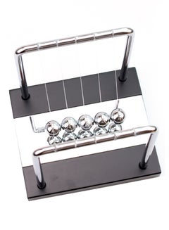 Sharpdo Newtons Cradle Balance Balls Silver 13x11.3x13.5centimeter  - Image 3