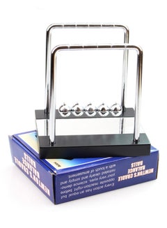 Sharpdo Newtons Cradle Balance Balls Silver 13x11.3x13.5centimeter  - Image 4