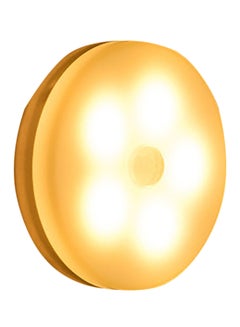 شاربدو مصباح ليلي LED للرواق مع حساس للحركة أصفر 9.3x9.3x2.3Ø³Ù†ØªÙŠÙ…ØªØ±  - Image 1
