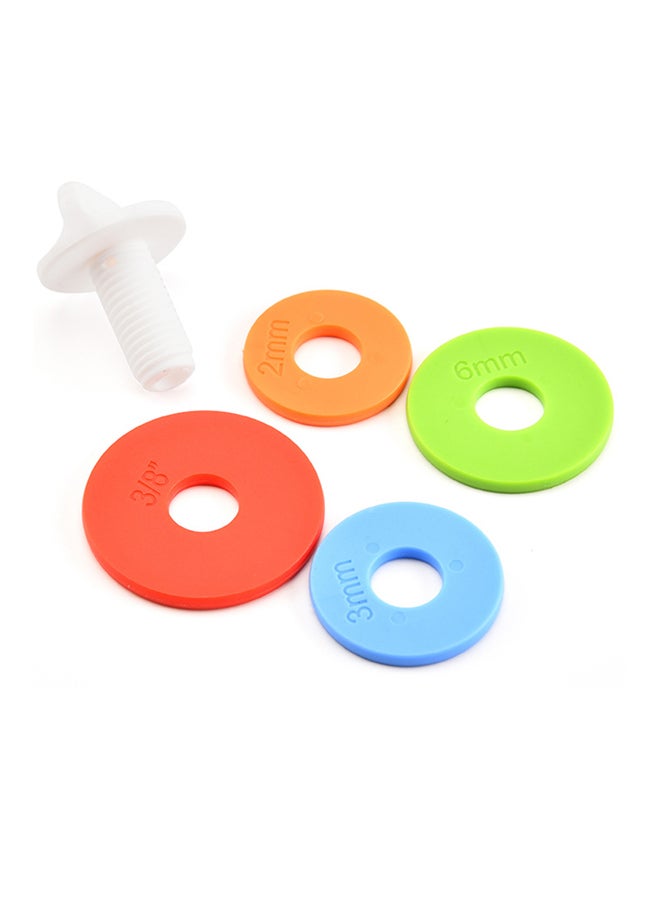 Sharpdo Adjustable Stainless Steel Rolling Pin Silver 42.7x6.5x6.5cm - Image 3