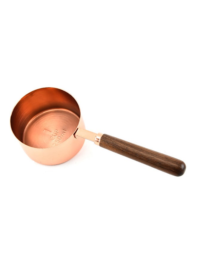 Sharpdo 4-Pieces Stainless Steel Measuring Spoon Gold 250, 125, 80, 60ml - Image 3