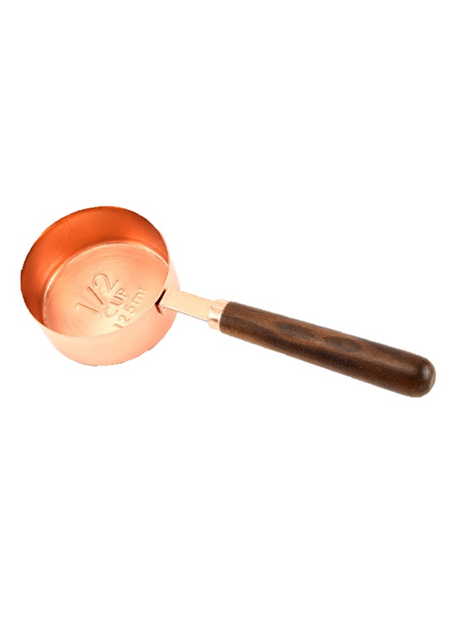 Sharpdo 4-Pieces Stainless Steel Measuring Spoon Gold 250, 125, 80, 60ml - Image 2