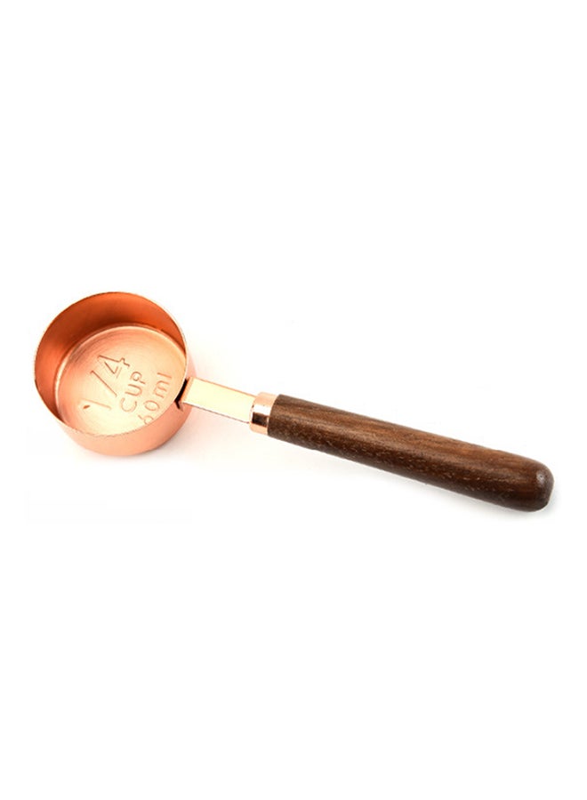 Sharpdo 4-Pieces Stainless Steel Measuring Spoon Gold 250, 125, 80, 60ml - Image 4