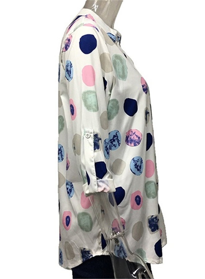 Taniafa V-Neck Buttoned Shirt White  - Image 3