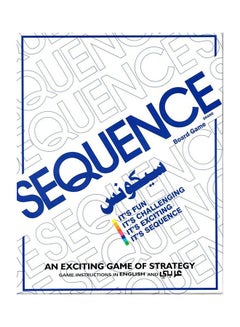 SEQUENCE Strategy Board Card Game  - Image 1