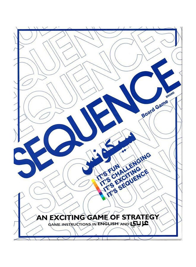 SEQUENCE Strategy Board Card Game  - Image 1