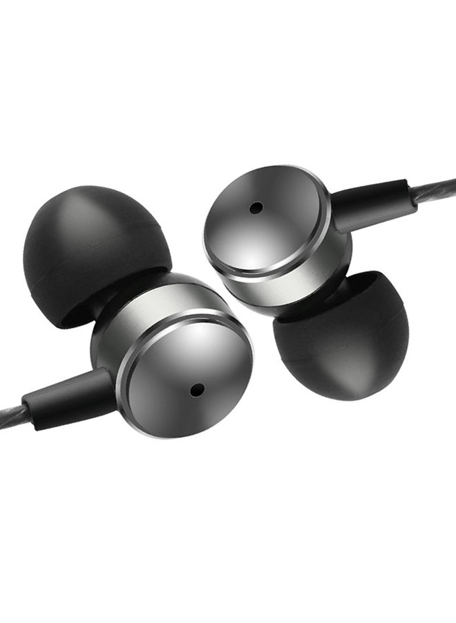 Generic USB Type C Wired In-Ear Extra Bass Noise Cancelling Earphones With Mic And Volume Control Black  - Image 2