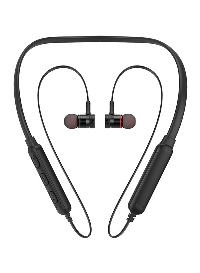 Awei G10BL Stereo Bluetooth Wireless Sports Neckband Earphones Black - Image 3