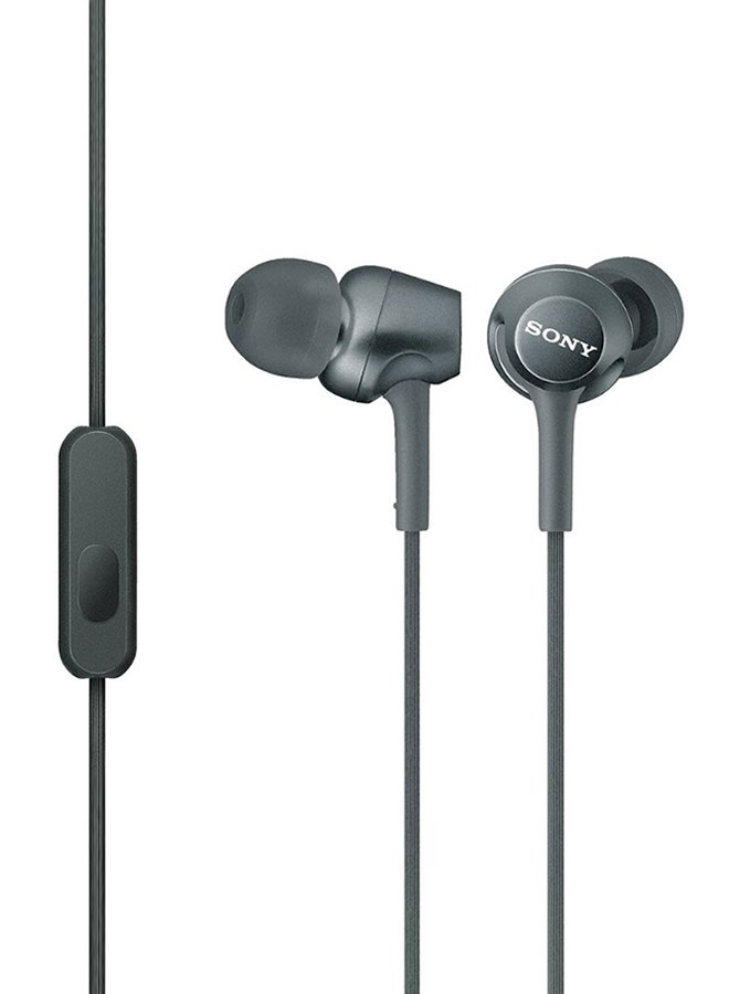 Sony - Universal In-ear Earphone With Mic And In-line Control EX250AP Black - Image 1