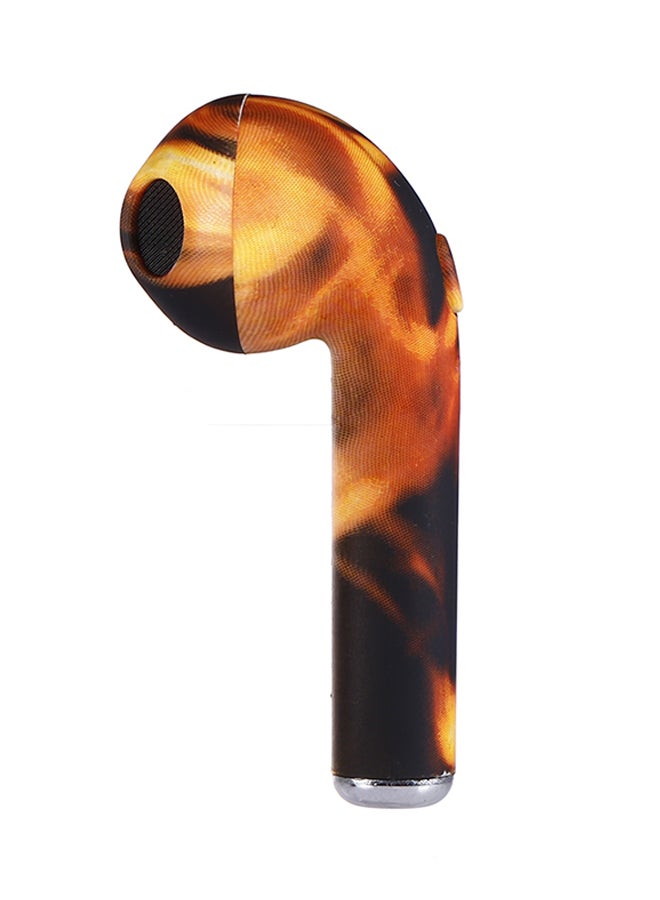 Generic - I7S Smart Bluetooth Wireless Mini Earbuds With Charger Box Orange/Black - Image 1