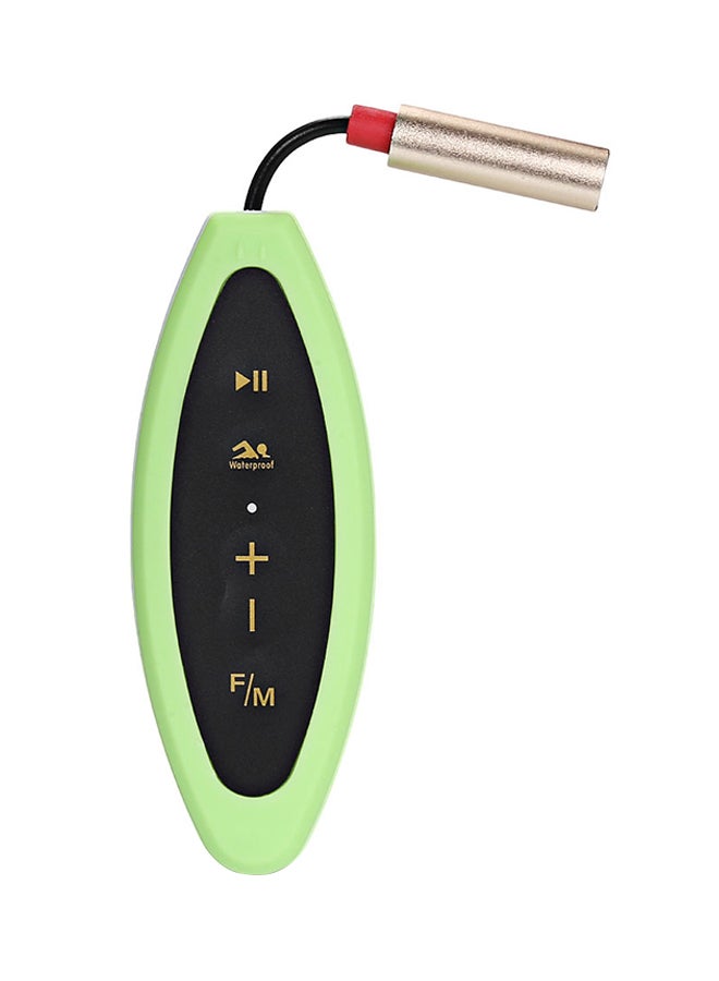 مشغل MP3 محمول ومقاوم للماء بمعيار IPX8 مزود بمشبك وراديو FM طراز CJX601 CJX601 أخضر/أسود - Image 1