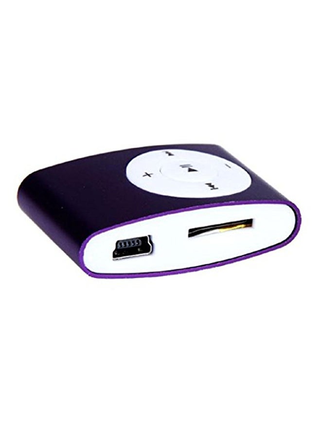 USB Mini 32GB MP3 Player With Micro SD/TF Card Support And In-Ear Earphones audio20180111009 Purple  - Image 3