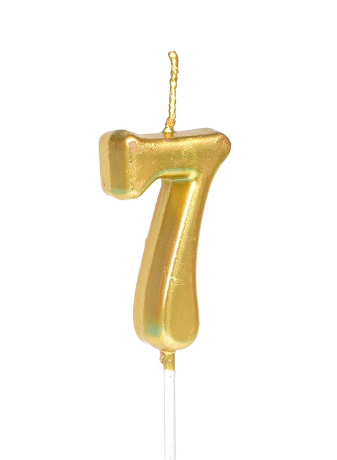 Cool Baby Seven Happy Birthday Candle 2.5 x 4.5cm - Image 1