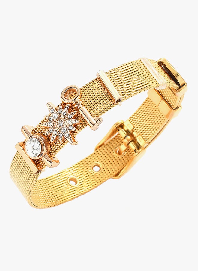 Sharpdo Rhinestone Studded Bracelet - Image 5