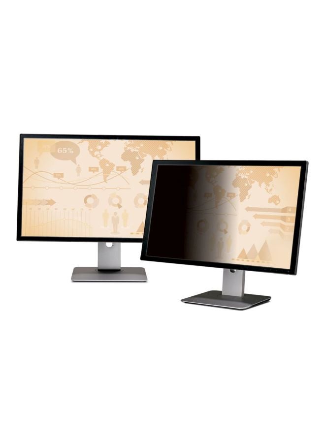 3M - Privacy Filter Screen Protector For 19-Inch Widescreen Monitor Black - Image 1