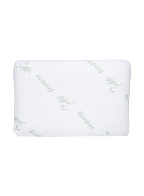 Relax Memory Foam Bed Pillow Memory Foam White 40 x 60cm
