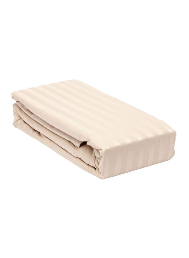 هوم بوكس شرشف مسطح هاملتن قطن بيج 260 x 270سم - Image 1