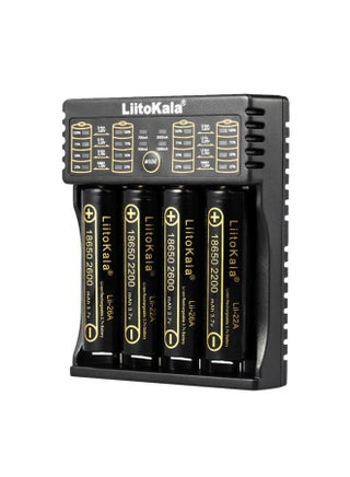 Lii-402 Smart Battery Charger LED Indicators Display Black - v1548678887/N20172690A_1