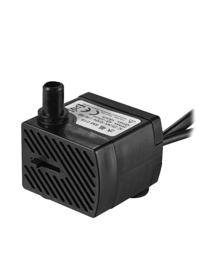 Generic Submersible Water Pump With LED Light Black - Image 1