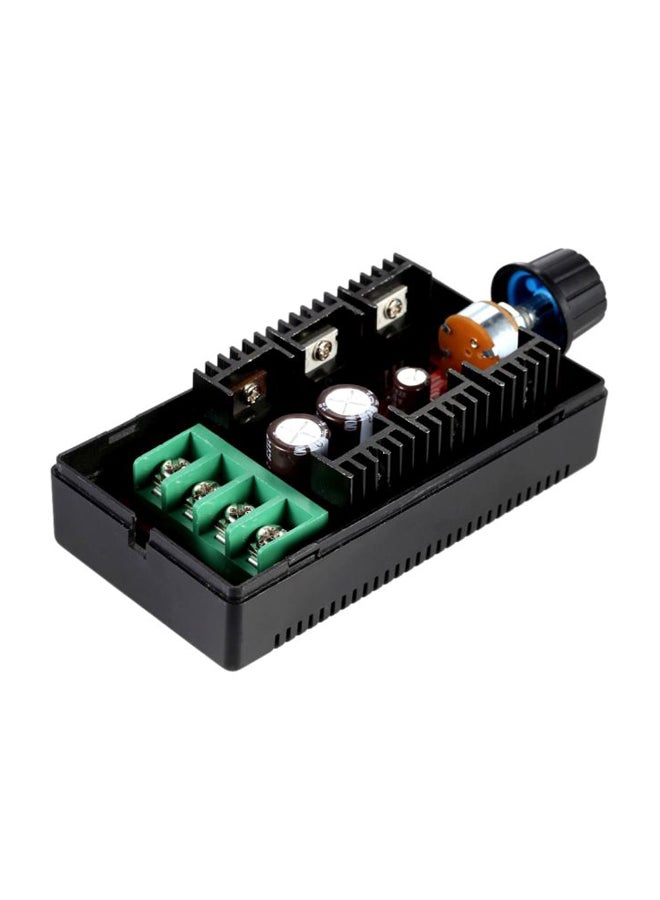Generic - DC Motor Speed Controller Red/Silver/Green 9x5x2.5cm - Image 1