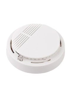 Photoelectric Smoke Alarm Detector Sensor White 3.4x10.7centimeter