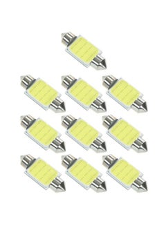 Generic 10-Piece COB LED Car Interior Light 