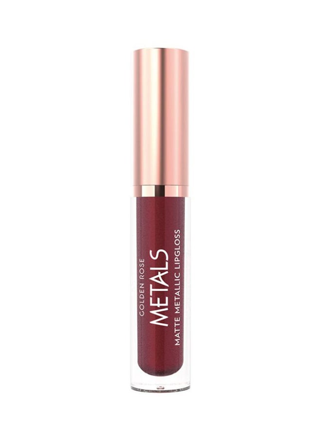 Golden Rose Metals Matte Metallic Lipgloss 58 Plum 