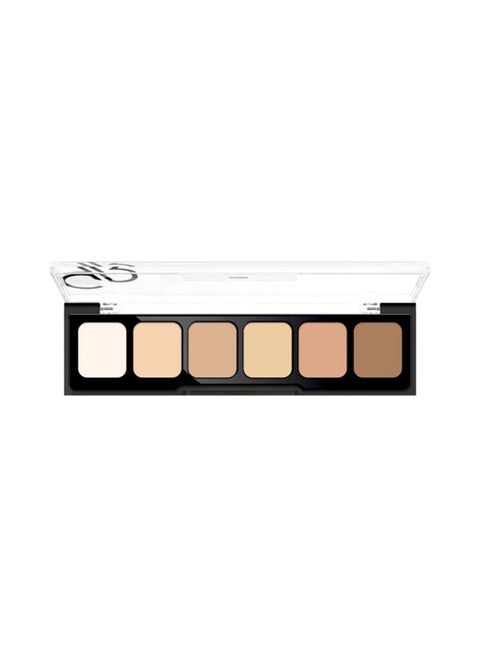 6-Color Correct And Conceal Cream Palette SPF 20, 01  Light to Medium Shades 01 Medium