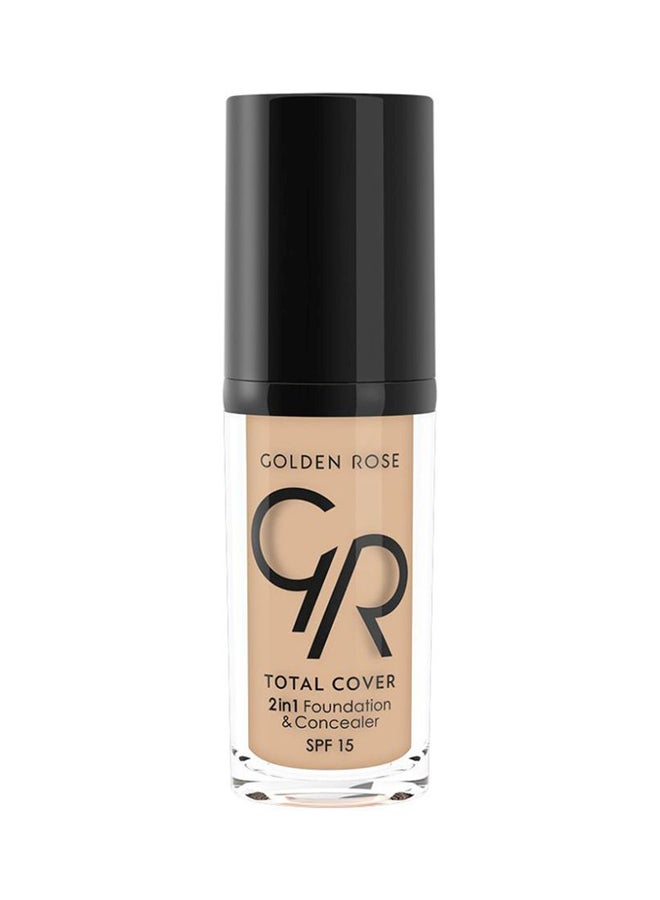 Total Cover 2-In-1 Foundation And Concealer SPF 15 05 Cool Sand