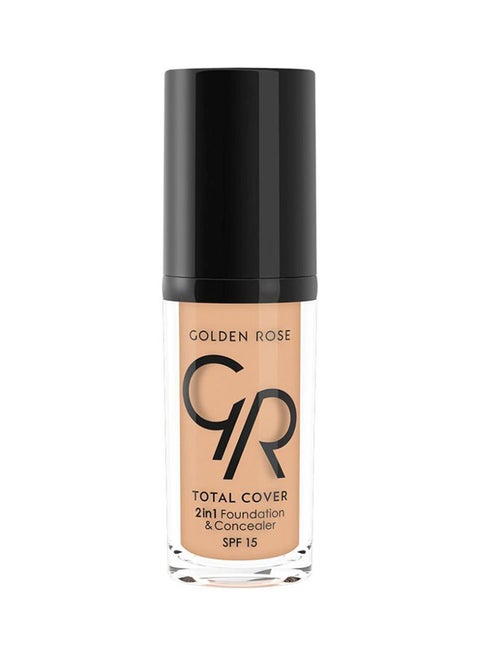 Total Cover 2-In-1 Foundation And Concealer SPF 15 12 Light Beige