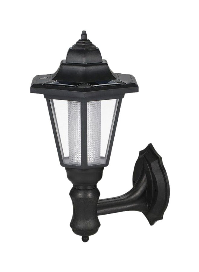مصباح جداري بإضاءة LED قابل لإعادة الشحن يعمل بالطاقة الشمسية أبيض دافئ 16x20x31سم - Image 1